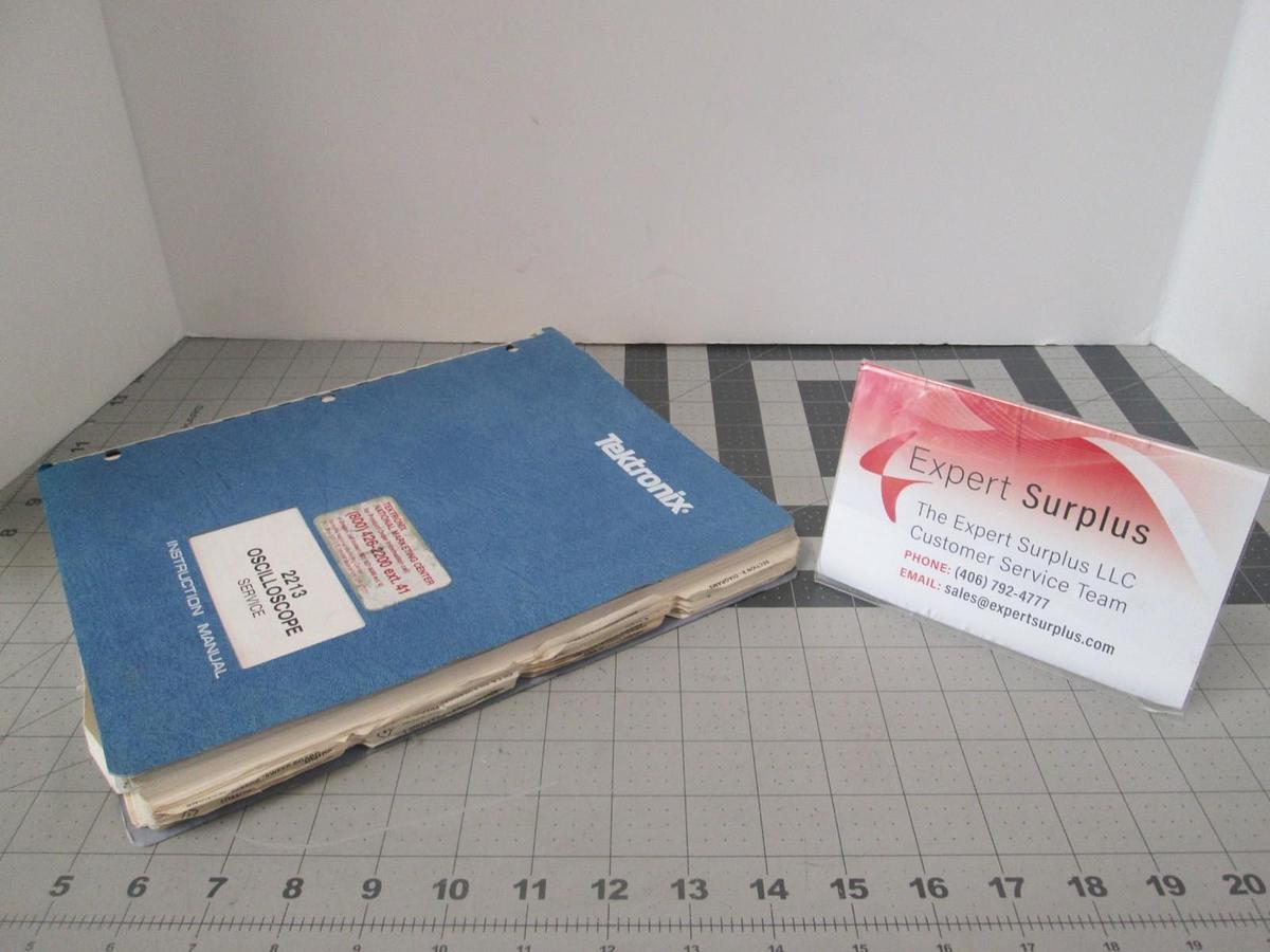 Used Tektronix, 2213, Oscilloscope Service, Instruction Manual, Used