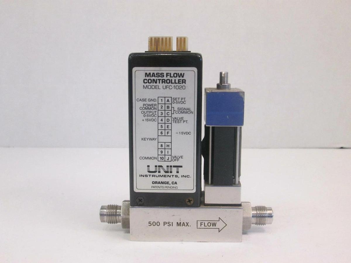 Used Unit UFC-1020 Mass Flow Controller MFC, O2, 1 SLM