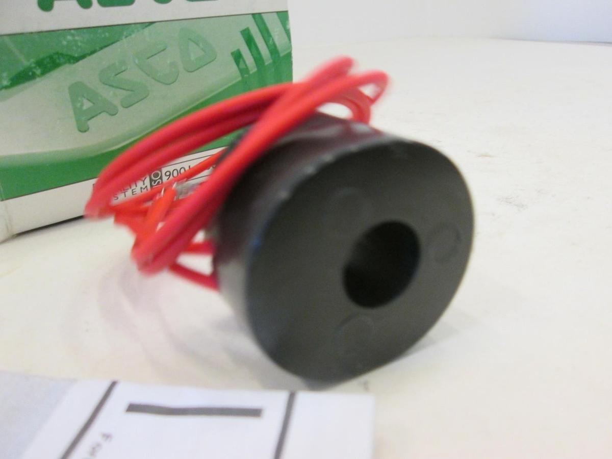 Asco Red Hat, Solenoid Valve Coil, 064982-004-D, New