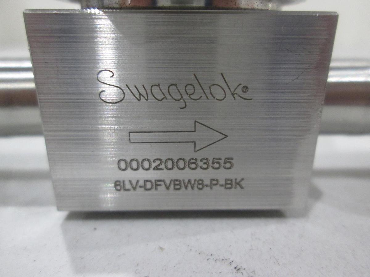 Swagelok, 6lv-dfvbw8-p-bk-fr8asy, Valve, New