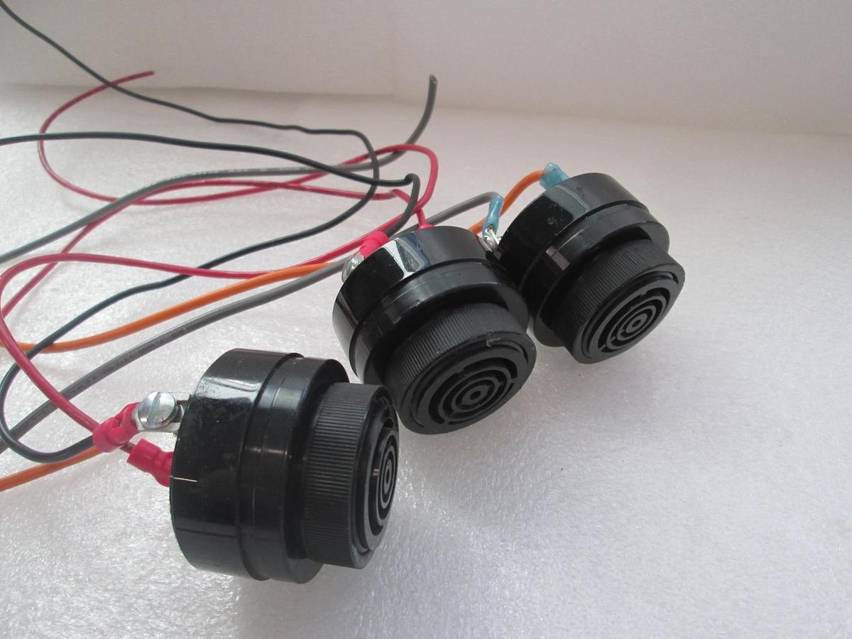 Used Mallory, Sonalert, SC648, 10-48VDC, Alarm Buzzer, Used, Lot of 3