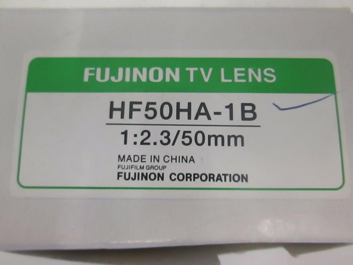 Fujinon HF50HA-1B Machine Vision Camera Lens C-Mount Ext, 50mm 1:2.3, New