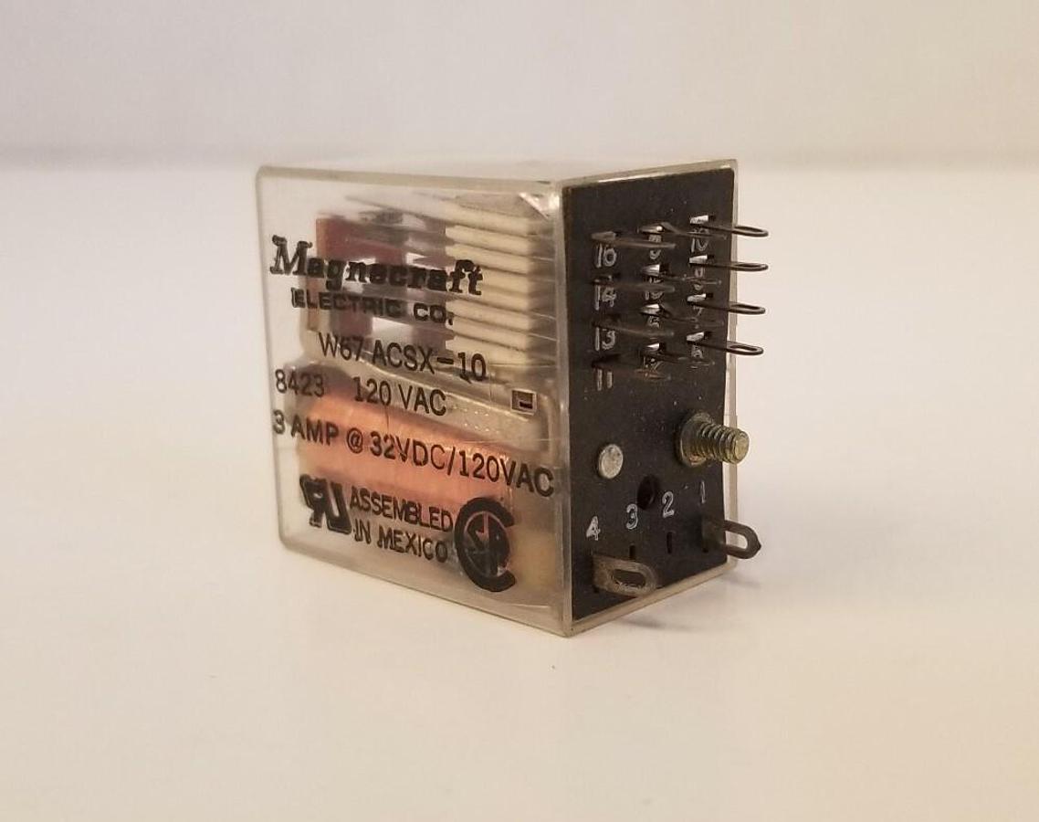 Used Magnecraft W67ACSX-10 Relay, Used