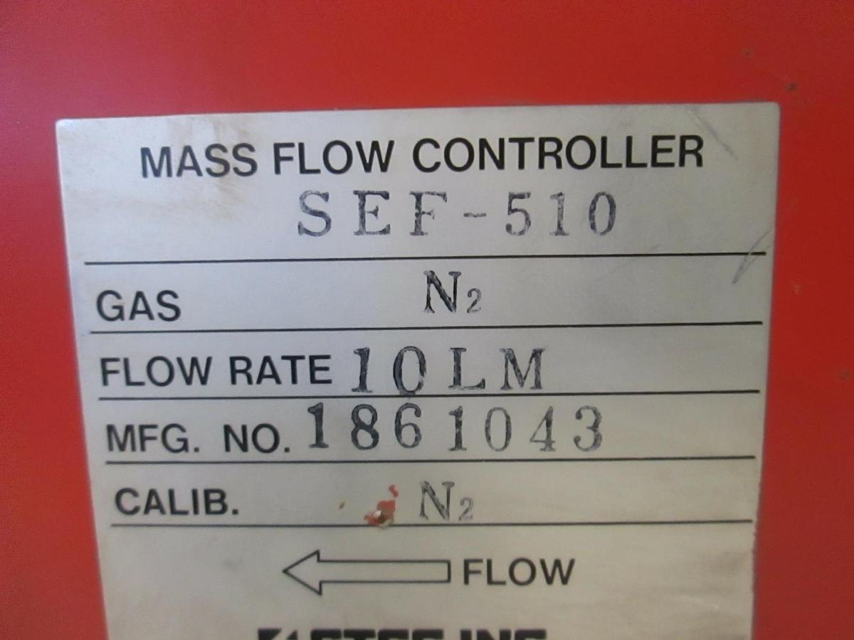 Used Stec, SEF-510, Mass Flow Controller, 10 LM, N2, Used