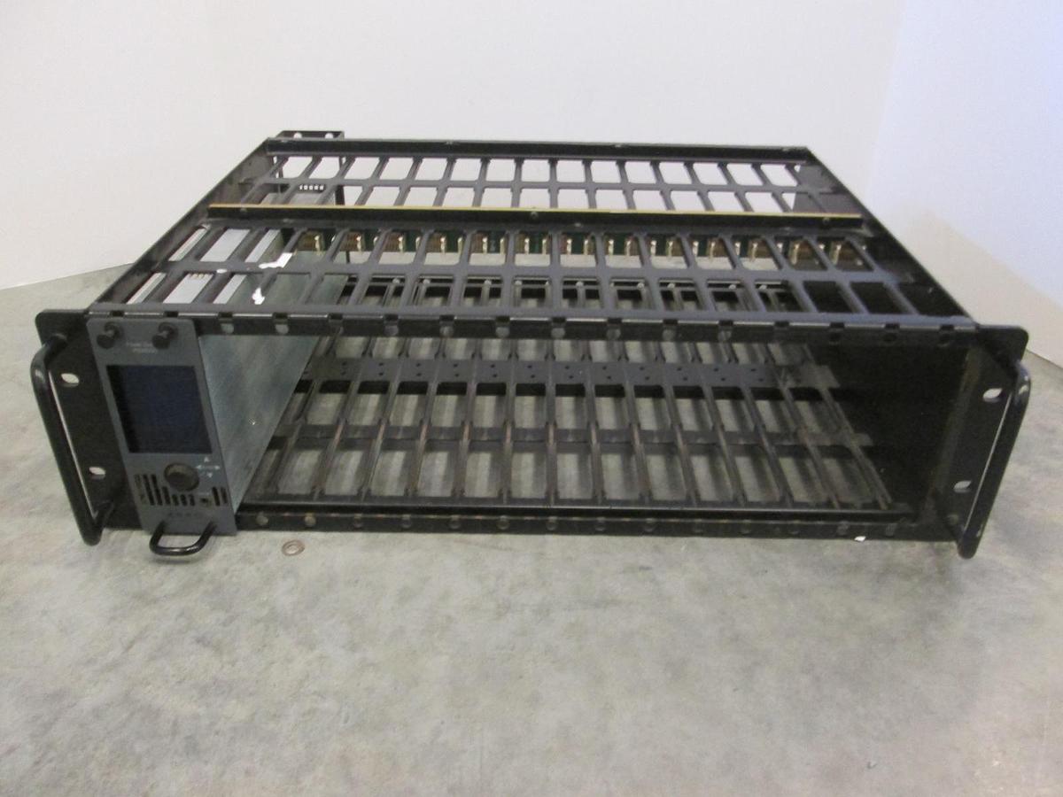 Used Aurora, Model CH3000N, 16/8 Slot Chassis w/ 1 PS3005D Power Supply, Used
