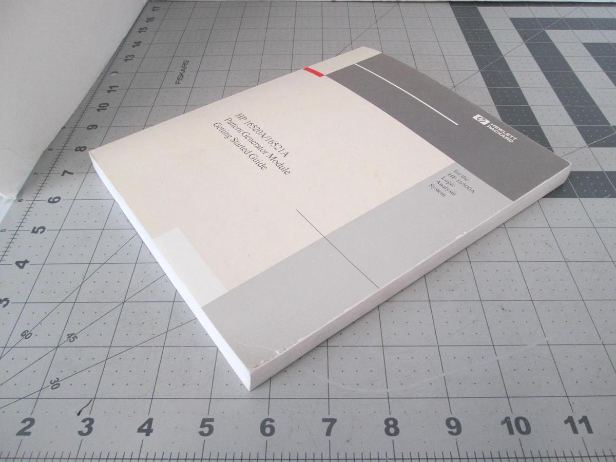 Used Hewlett Packard, HP 16520A/16521A, Pattern Generator Module Starter Guide, Used