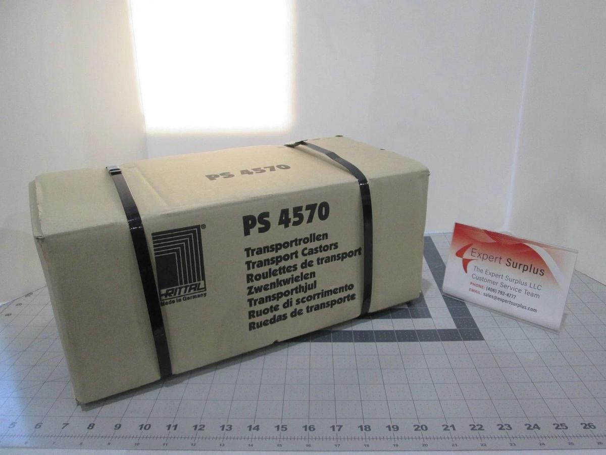 Rittal, PS 4570, Heavy Duty Transport Casters, Box of 4, New