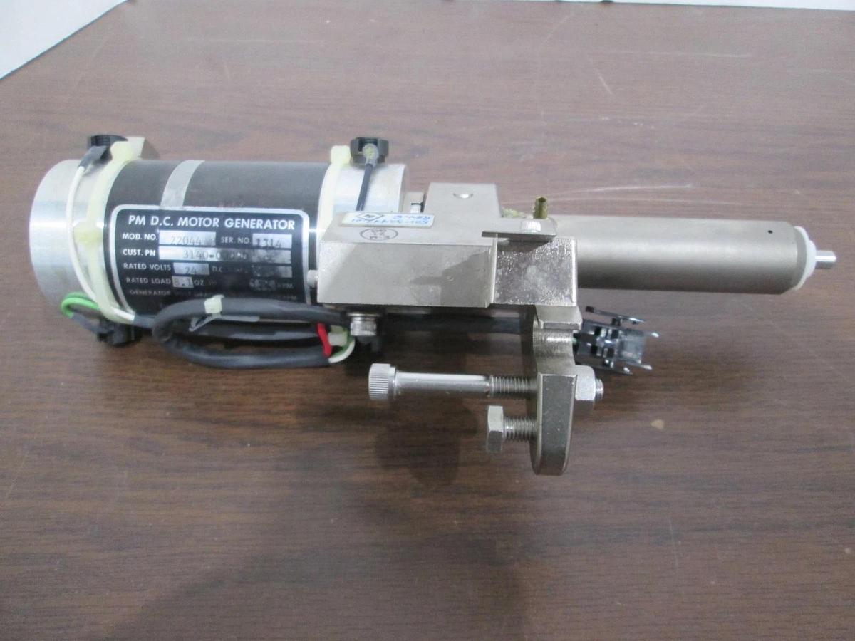 Used PM D.C. Motor Generator, Model 22044, 24V, 8.1oz Load, Motor Assy, Used