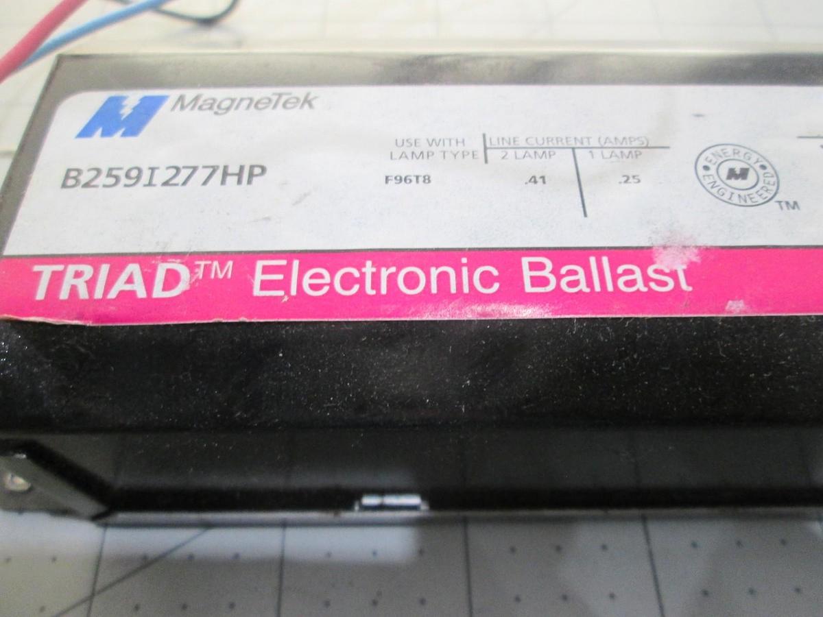 Used MagneTek, B259I277HP, Triad Electronic Ballast, Used