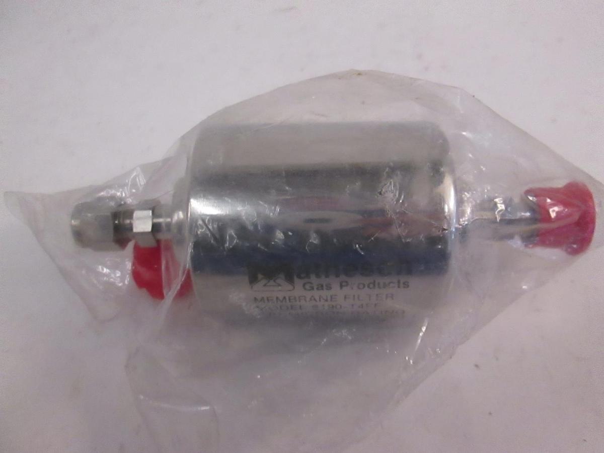 Matheson Inline Gas Filter 6190-T4FF, 1/4" Tube Fitting, 1000 psig,New