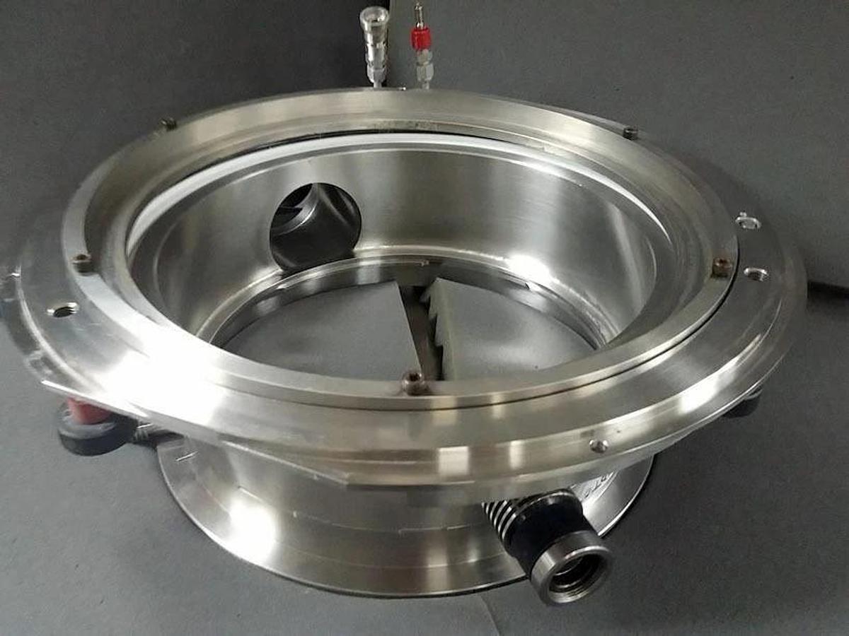 Used TEL Tokyo Electron Process Chamber Manifold Flange Plenum, Used