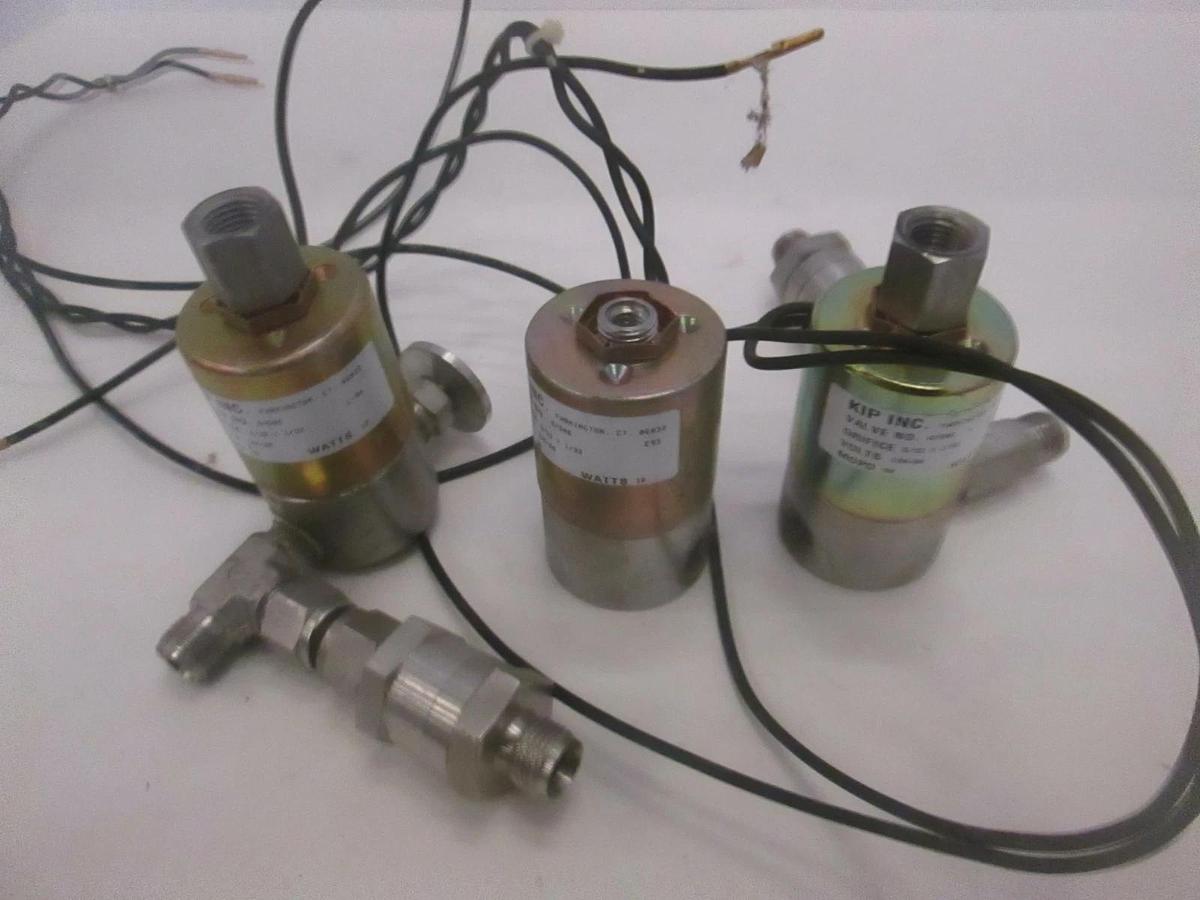 Used Kip Inc., Solenoid Valve, 6X506, Used, Lot of 3