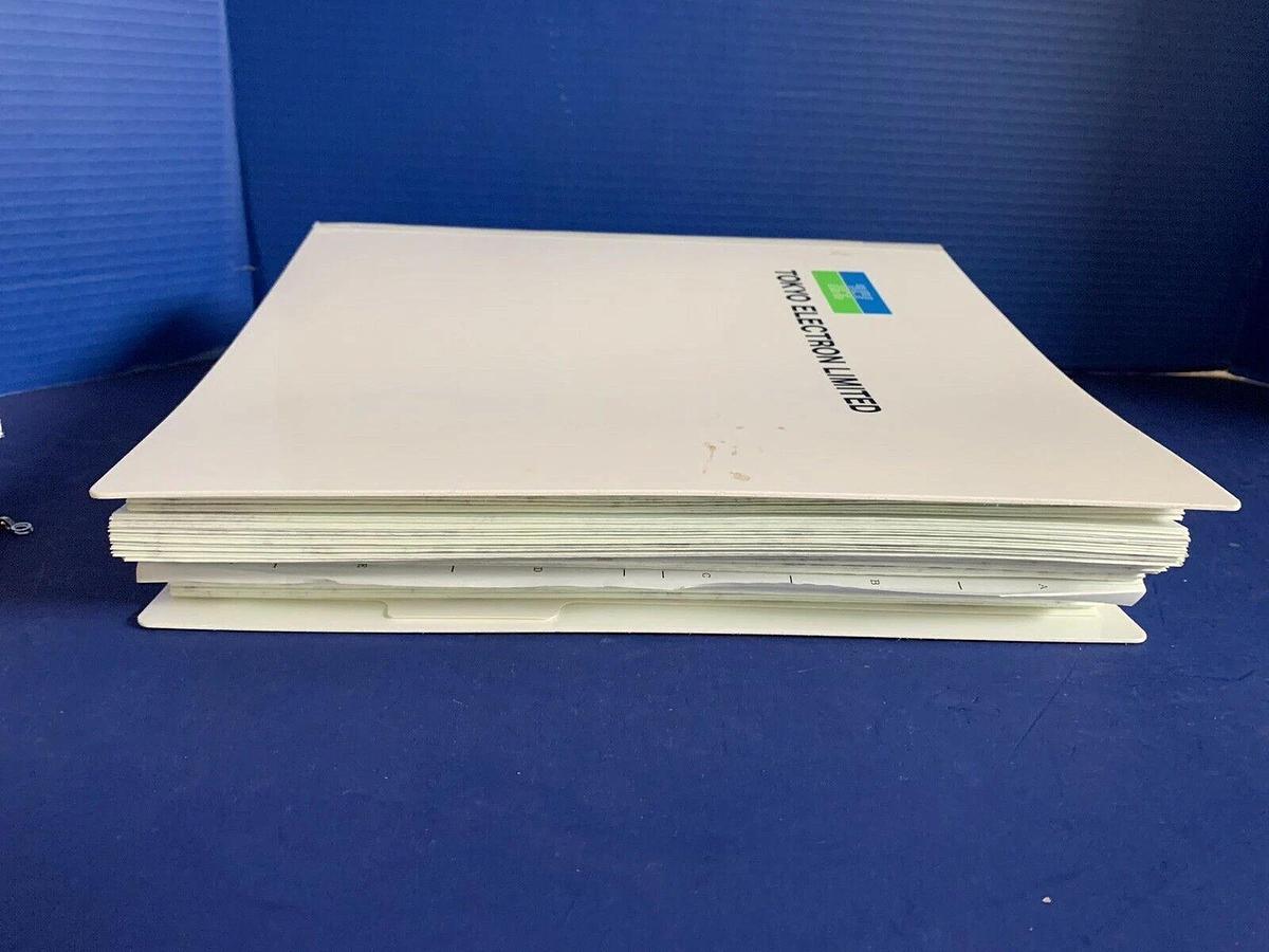 Used TEL ALPHA-8S-E Vertical LP-CVD AsSG Electrical Drawing Book A00009855304