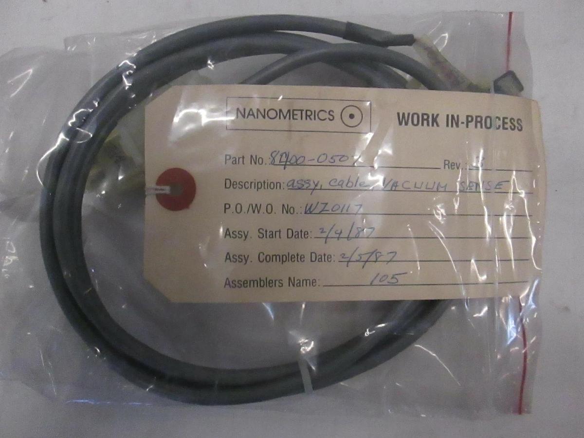 Used Nanometric Cable, Vacuum Sense, 8400-0507, Used