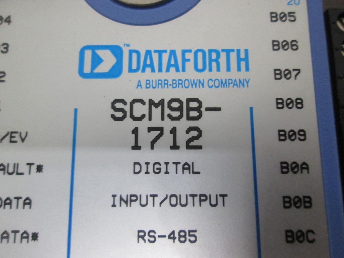 Used Dataforth, SCM9B-1712, Digital Input/ Output Module, Used
