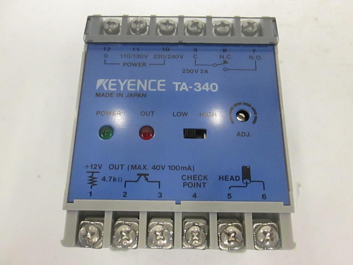Used Keyence TA-340 Amplified Module, New No Box