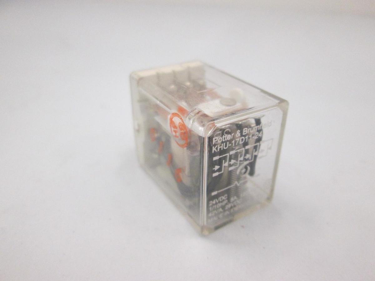 Used Potter & Brumfield, KHU-17D11-24, Relay, 24 DC, Used
