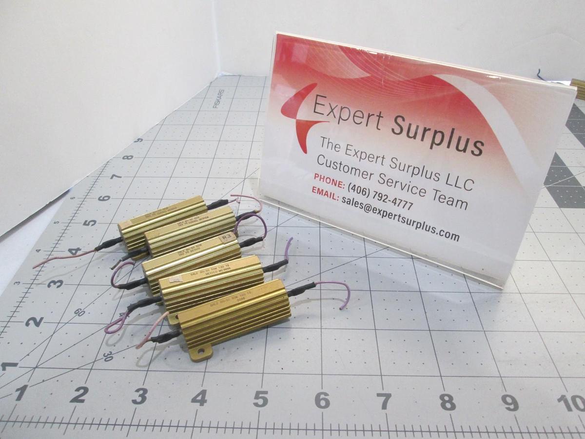 Used Dale, RH-50, 50W, 1% Resistor, Used, Lot of 5