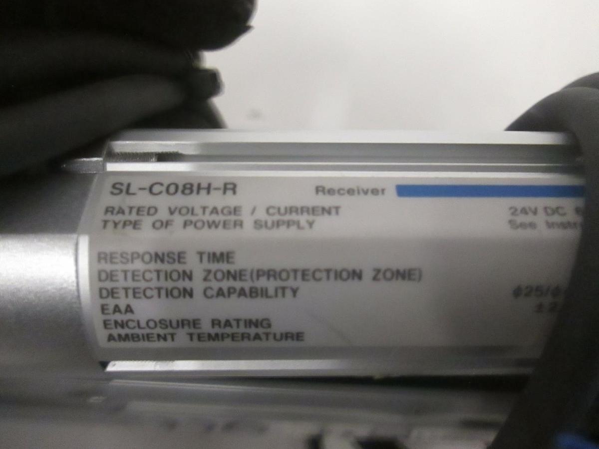 Used Keyence SL-C08H-R, Safety Light Curtain Receiver, Used, Lot of 2