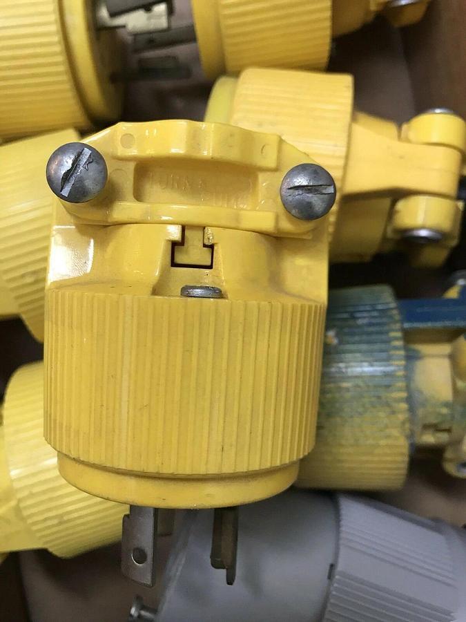 Used Lot of 14 Turn and Pull Plugs Incl. P&S/Arrow Hart/Leviton , Used