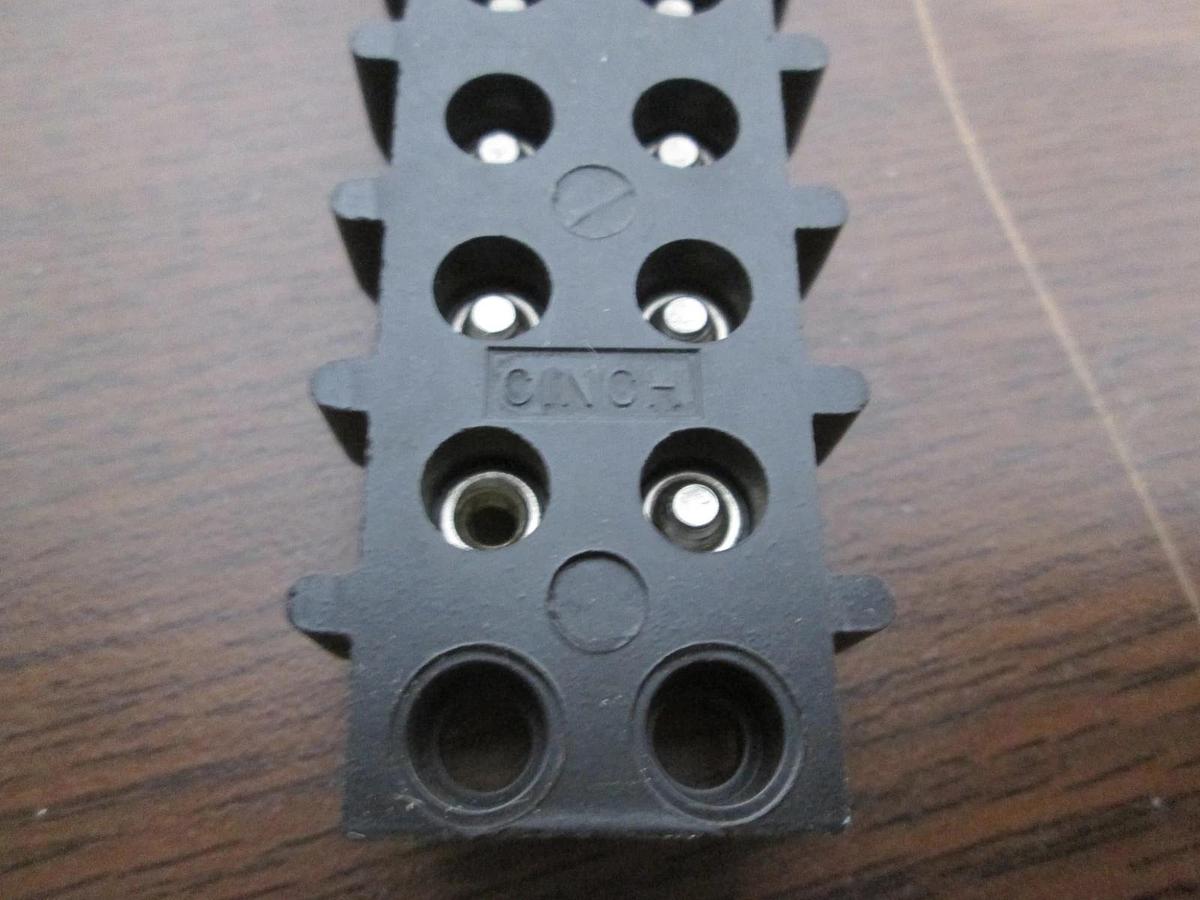 Used Cinch, 12 Position Terminal Block, Used