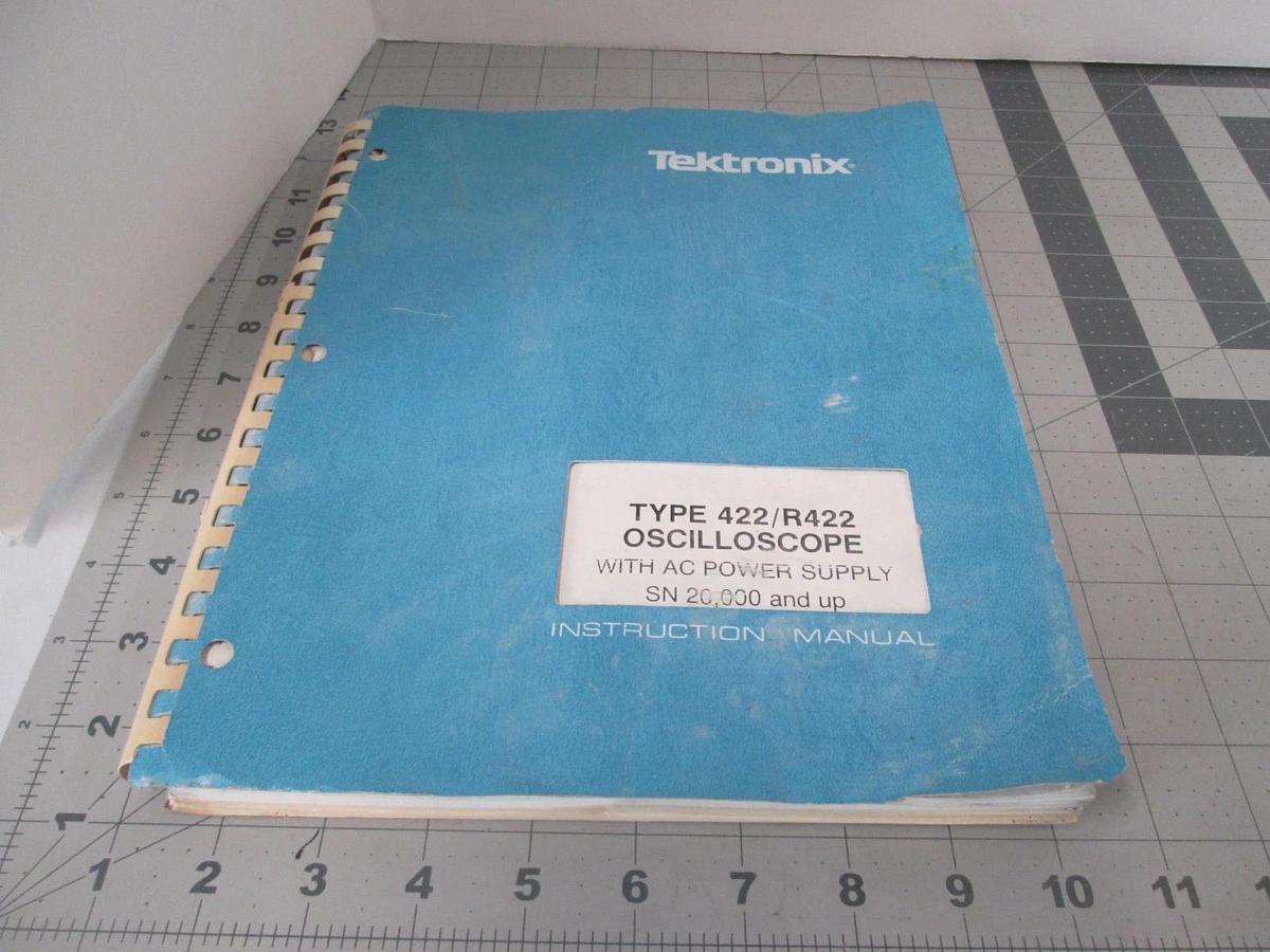 Used Tektronix, 422/R422, Oscilloscope with AC Power Supply, Instruction Manual, Used