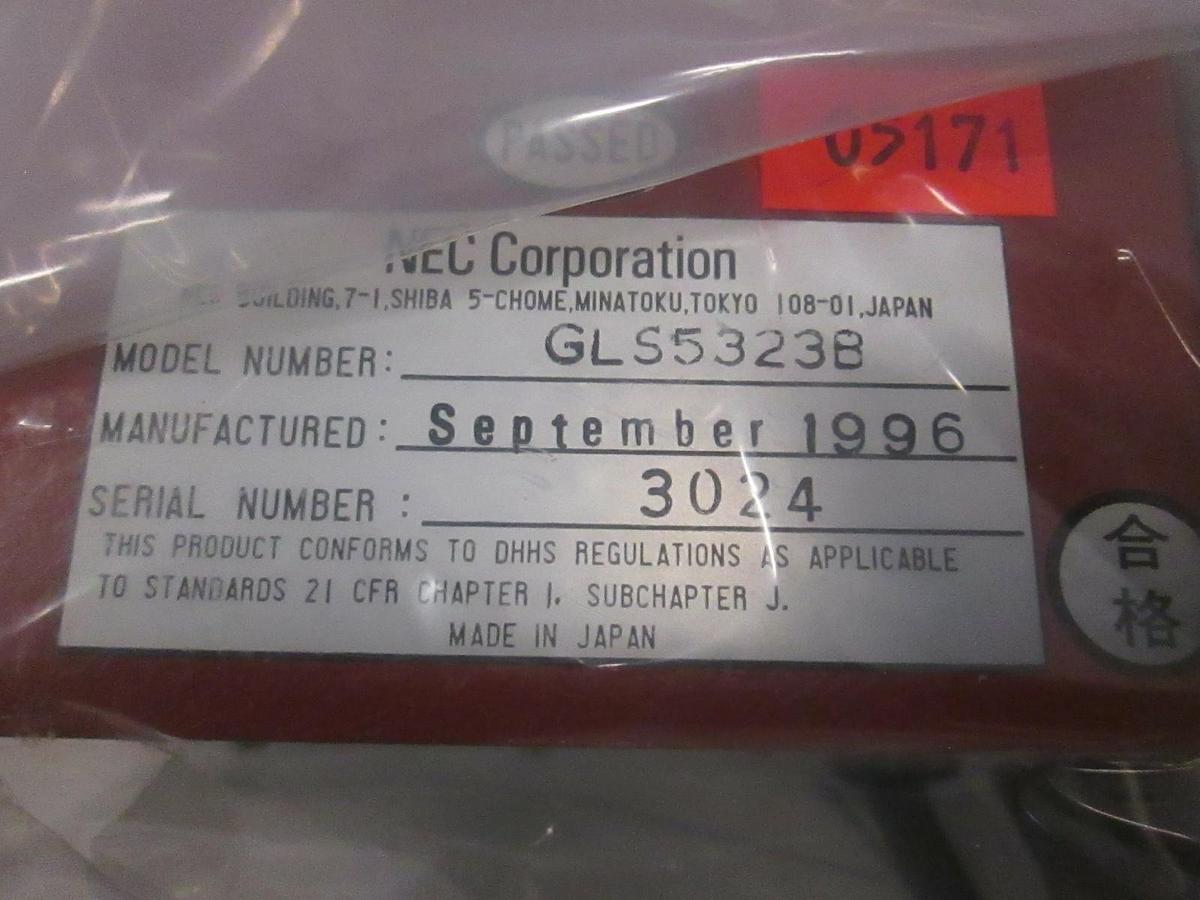 NEC, Gas Laser Power Supply, GLS5323B, New