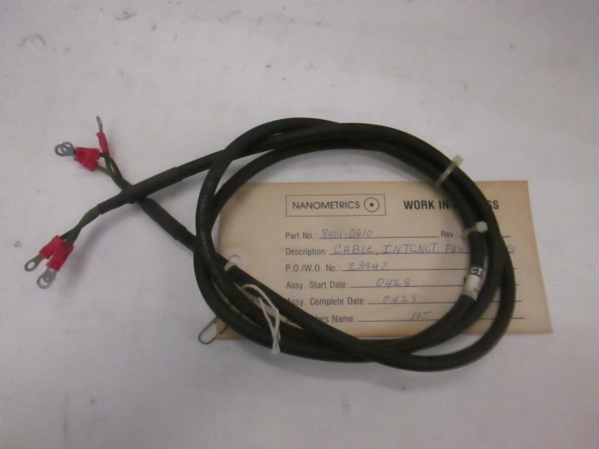 Used Nanometric Cable, interconnect, Fan Retro, 8401-0610, Used