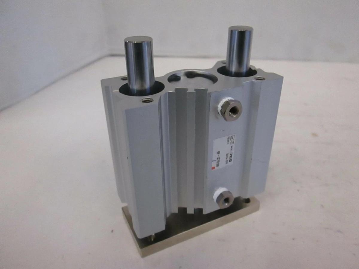 Used SMC, Compact Guide Cylinder Ball, Bearing, MGQL25-40, Used