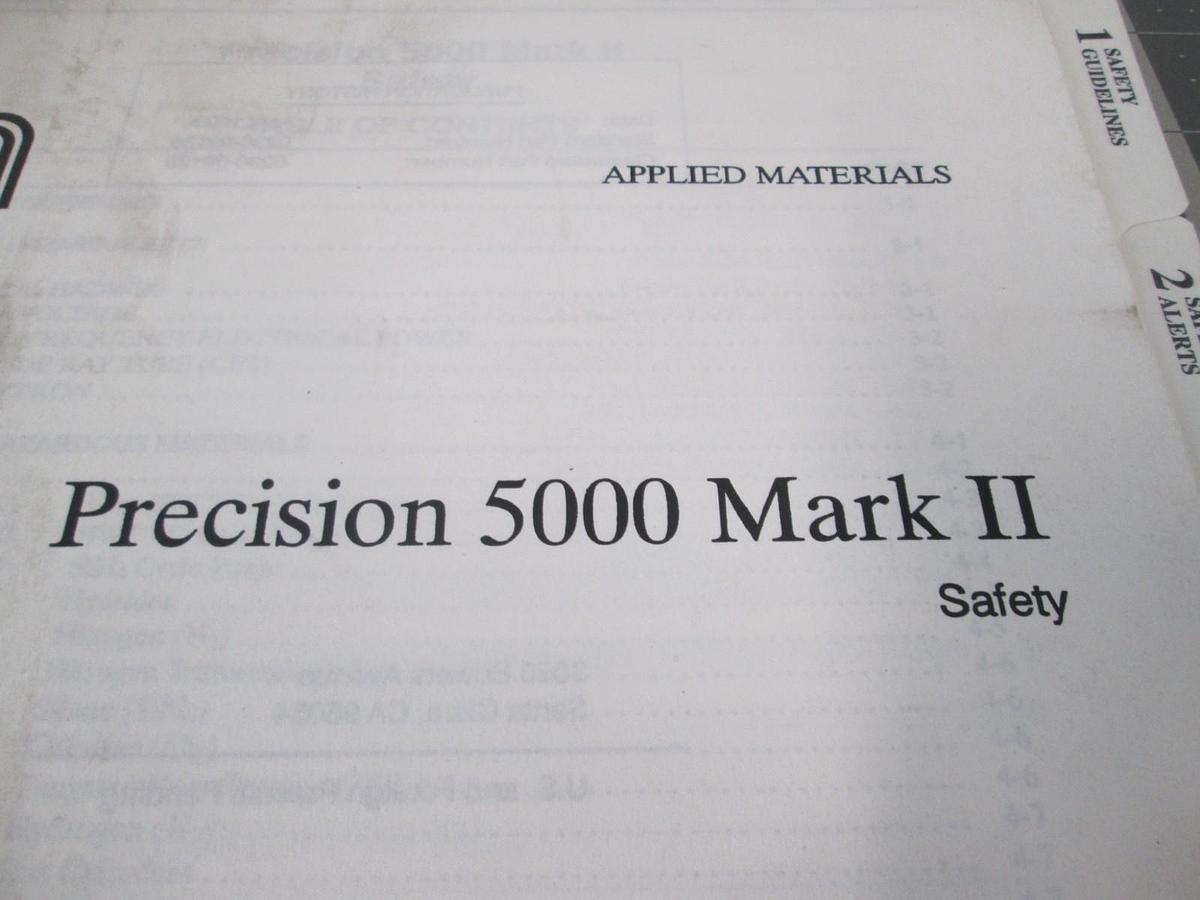 Used AMAT, Precision 5000 Mark II, Safety, Used