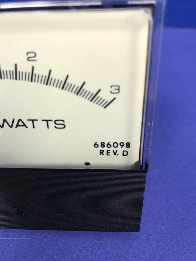 A&M 686098 Panel Meter 0-3 Kilowatts, New