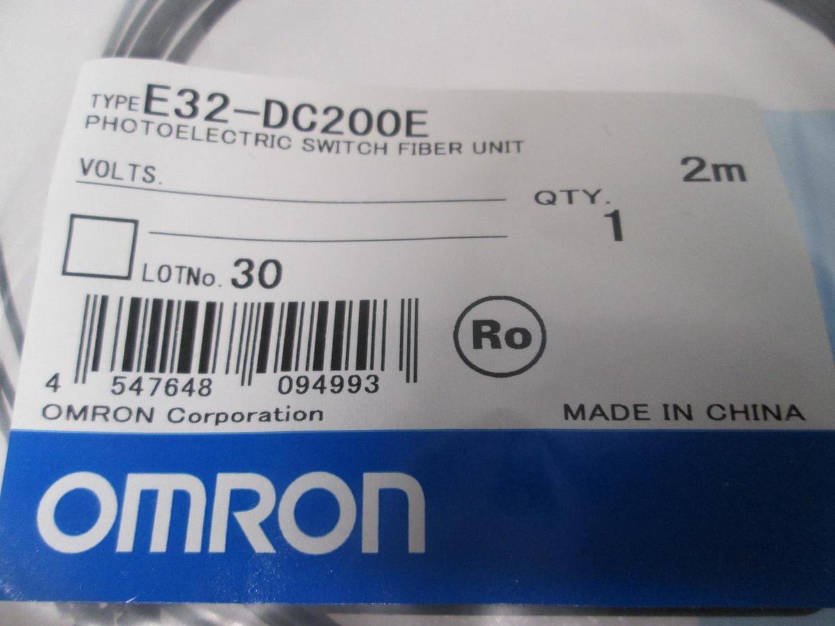 Omron, E32-DC200E, Photoelectric Switch Fiber Unit, 100-7059, New, Lot of 4