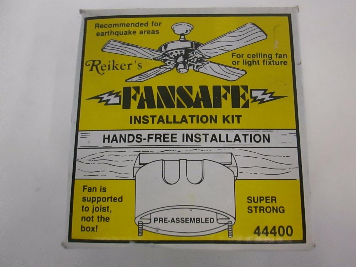 Used Reiker's, 44400, Fansafe Installation Kit, New, Lot of 2