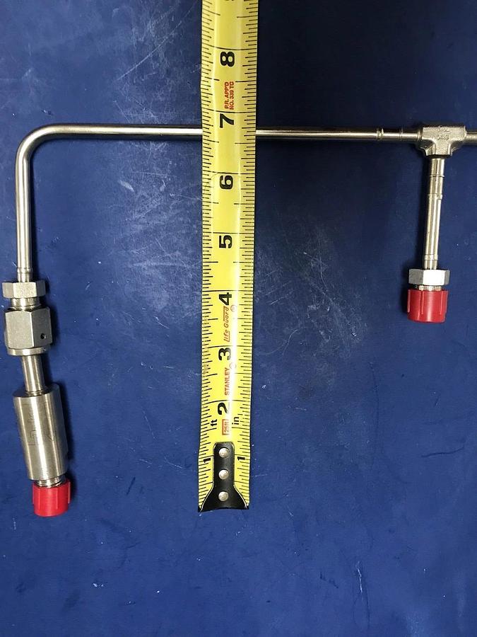 Used Semi gas Pigtail for High Purity Gas Panel/Assembly CGA 326 x 1/4" MVCR x Filter