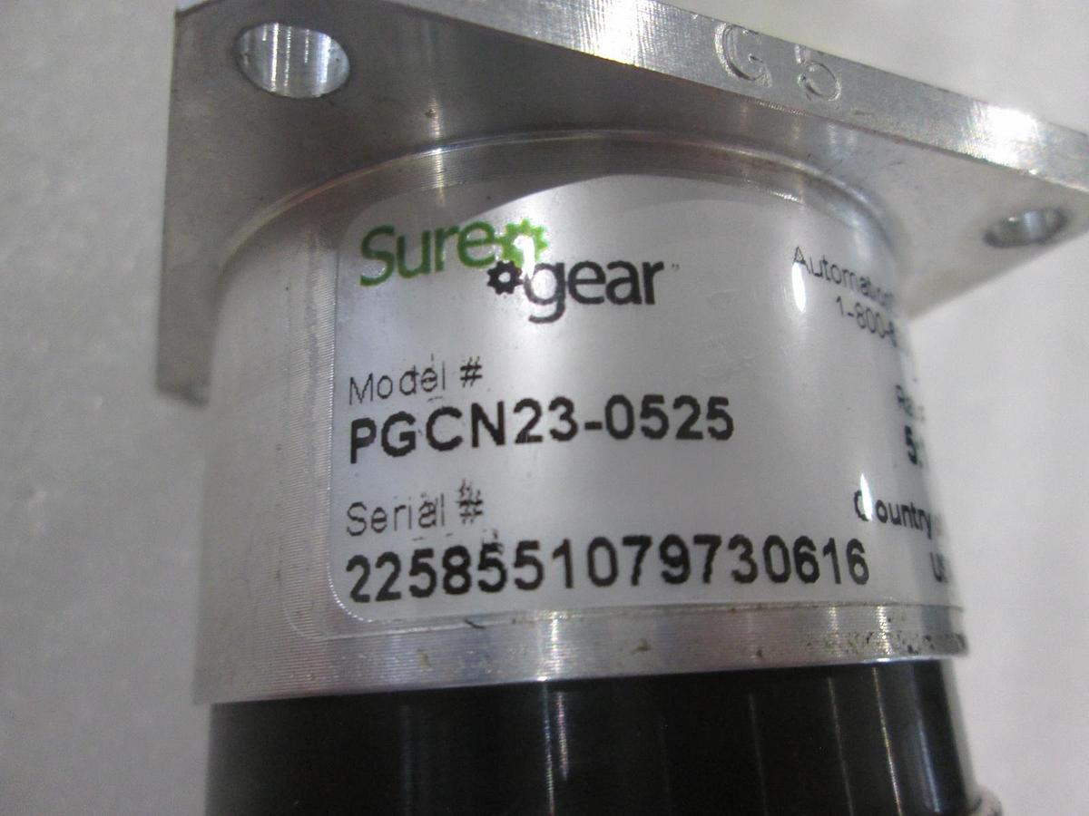 Used Sure Gear, PGCN23-0525, Precision Gearbox, 5:1 Ratio, Used