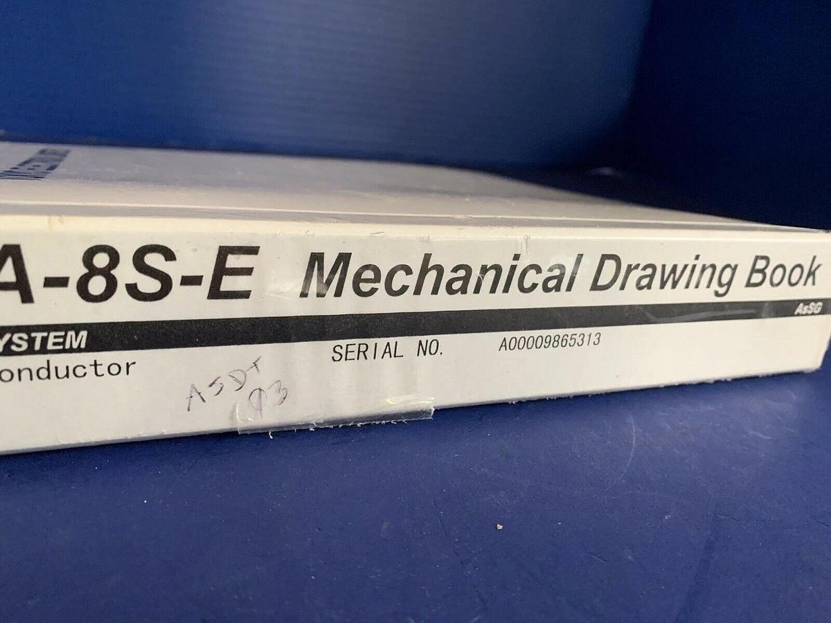 Used Tokyo Electron ALPHA-8S-E Vertical LP-CVD AsSG Mechanical Drawing Book