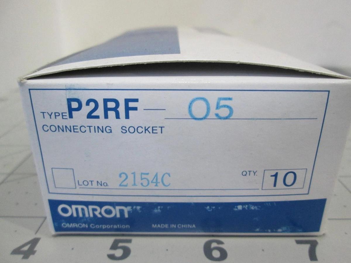 Omron, P2RF-05, Connecting Socket, New, Lot of 10