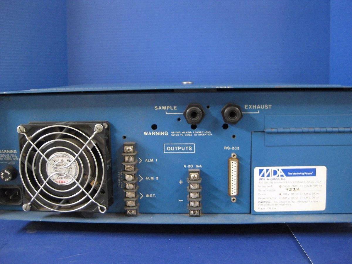 Used MDA Scientific 7100 Toxic Gas Monitor, Used