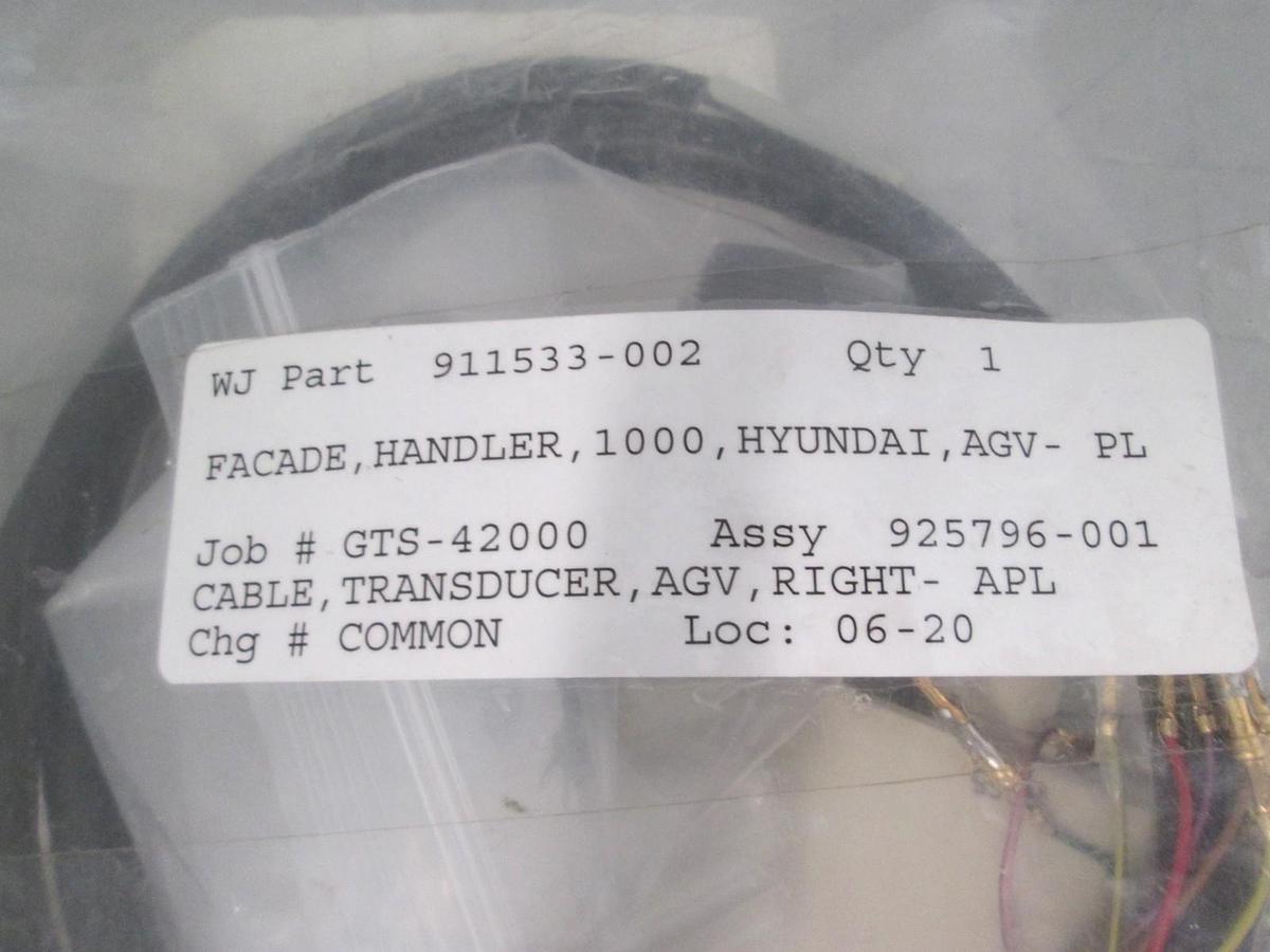 Watkins Johnson, 925796-001 Facade, Handler, 1000, Hyundai, AGV- Right, APL, New