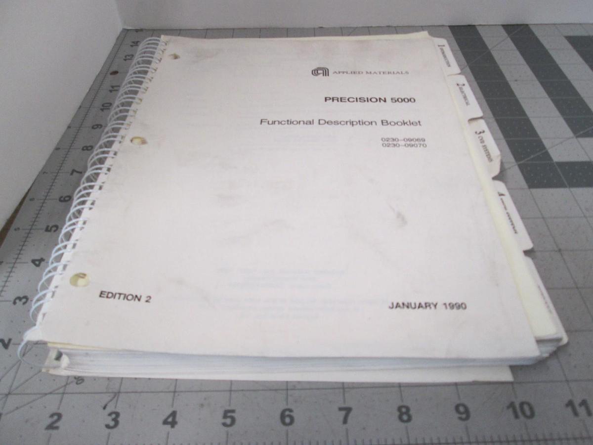 Used AMAT, Precision 5000, Functional Description Booklet, Used