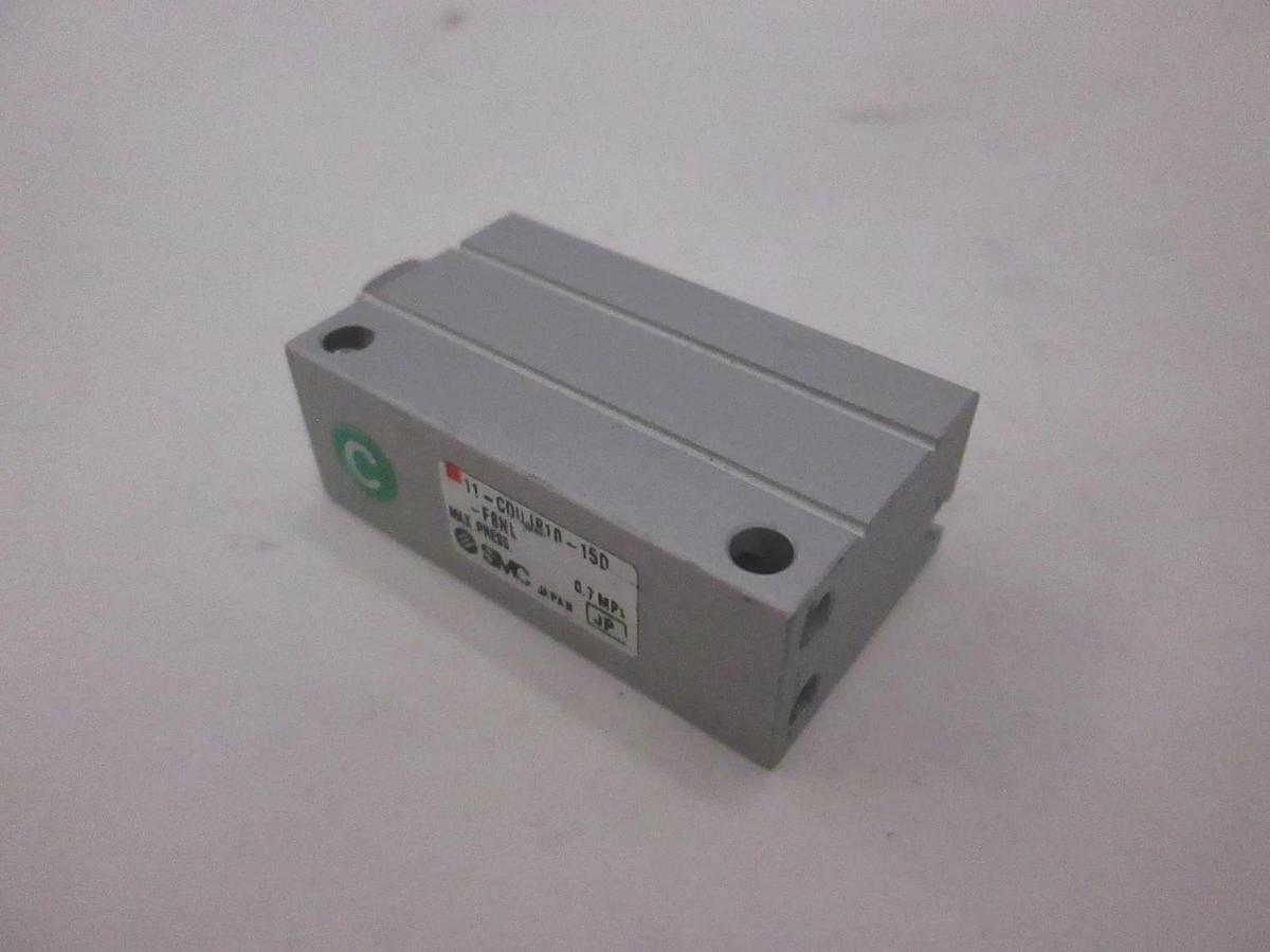 Used SMC, 11-CDUJB10-15D, Mini Air Cylinder, Used