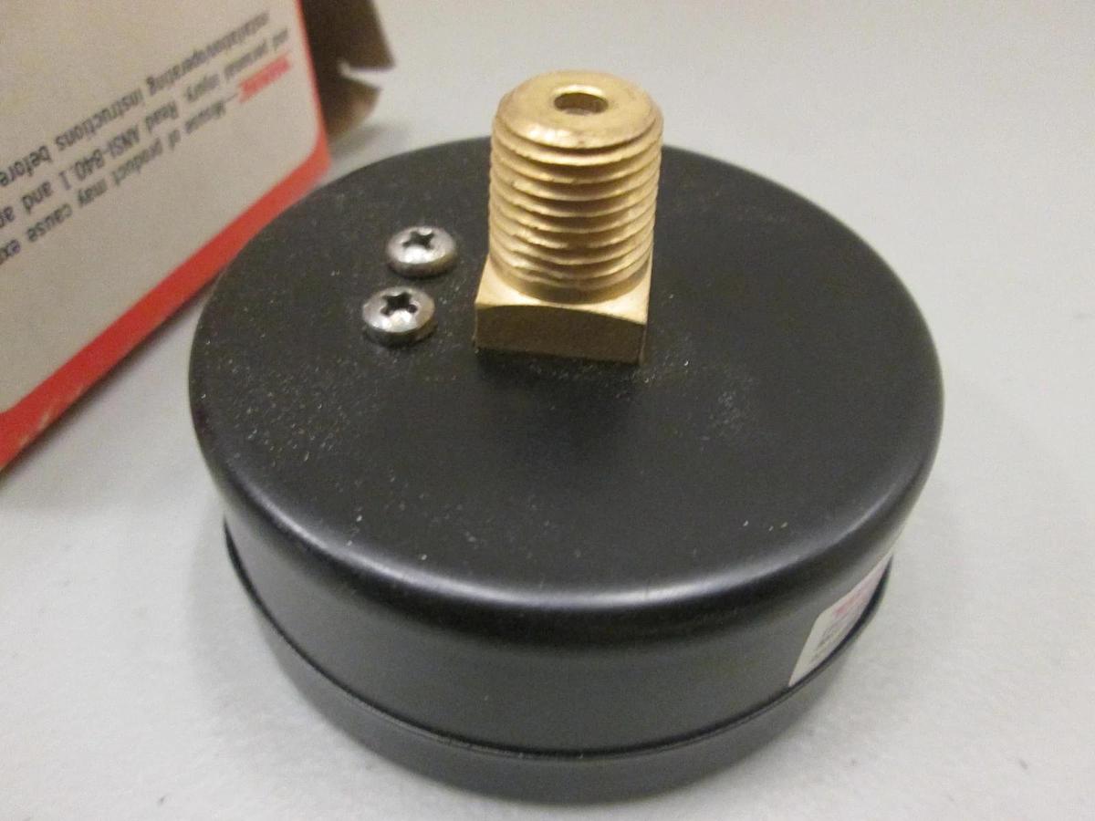 Ametek, P500, 0-3000PSI Gauge, 1/4 male pipe center Back Mount, New