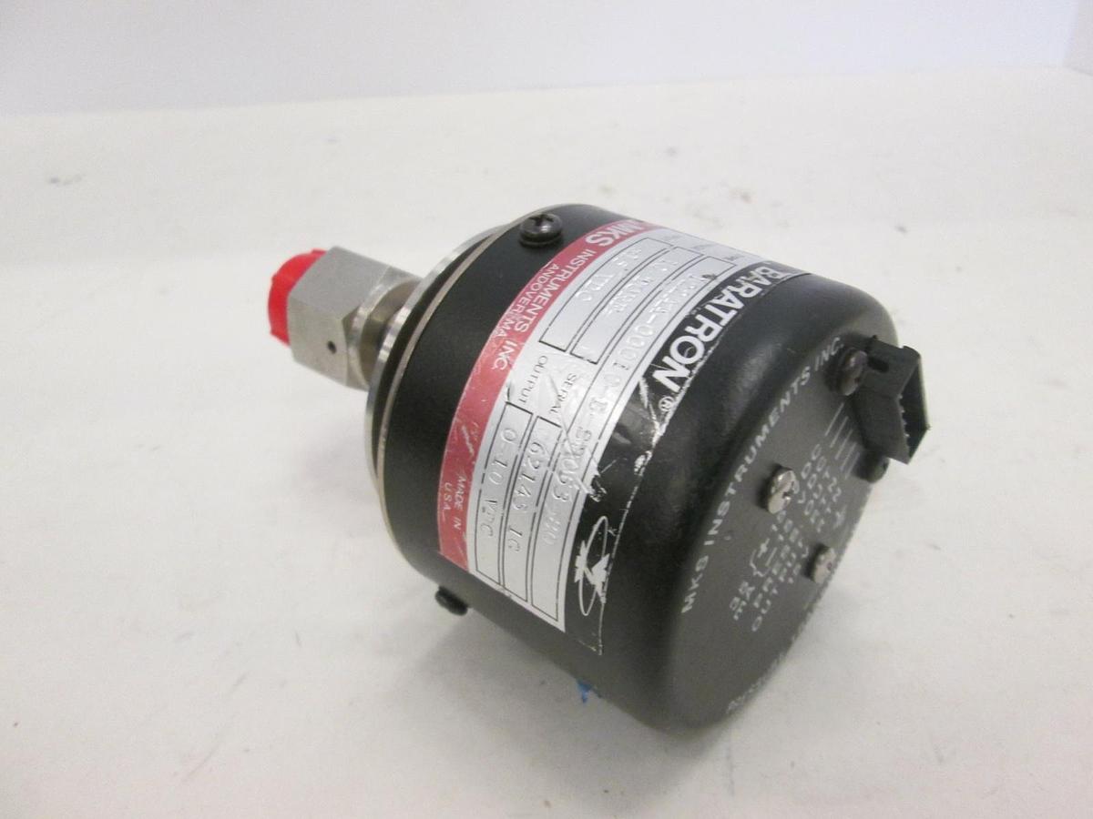 Used MKS, 10 Torr Baratron Pressure Transducer, 122AA-00010-B-SPO53-80, Used