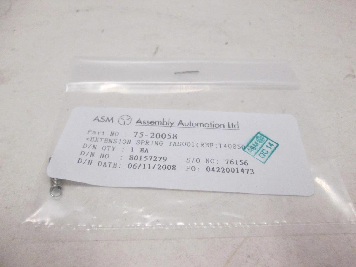 ASM, Extension Spring TAS001, 75-20058, New