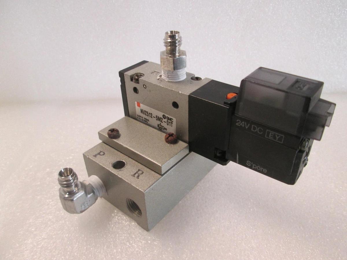 Used SMC, NVZ512-5MZ-01T, Solenoid Valve Assy, Used