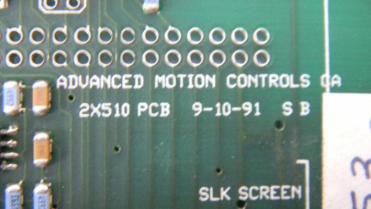 Used Advanced Motion Controls MC2X5A5-12V, PCB Assembly, Working When Removed