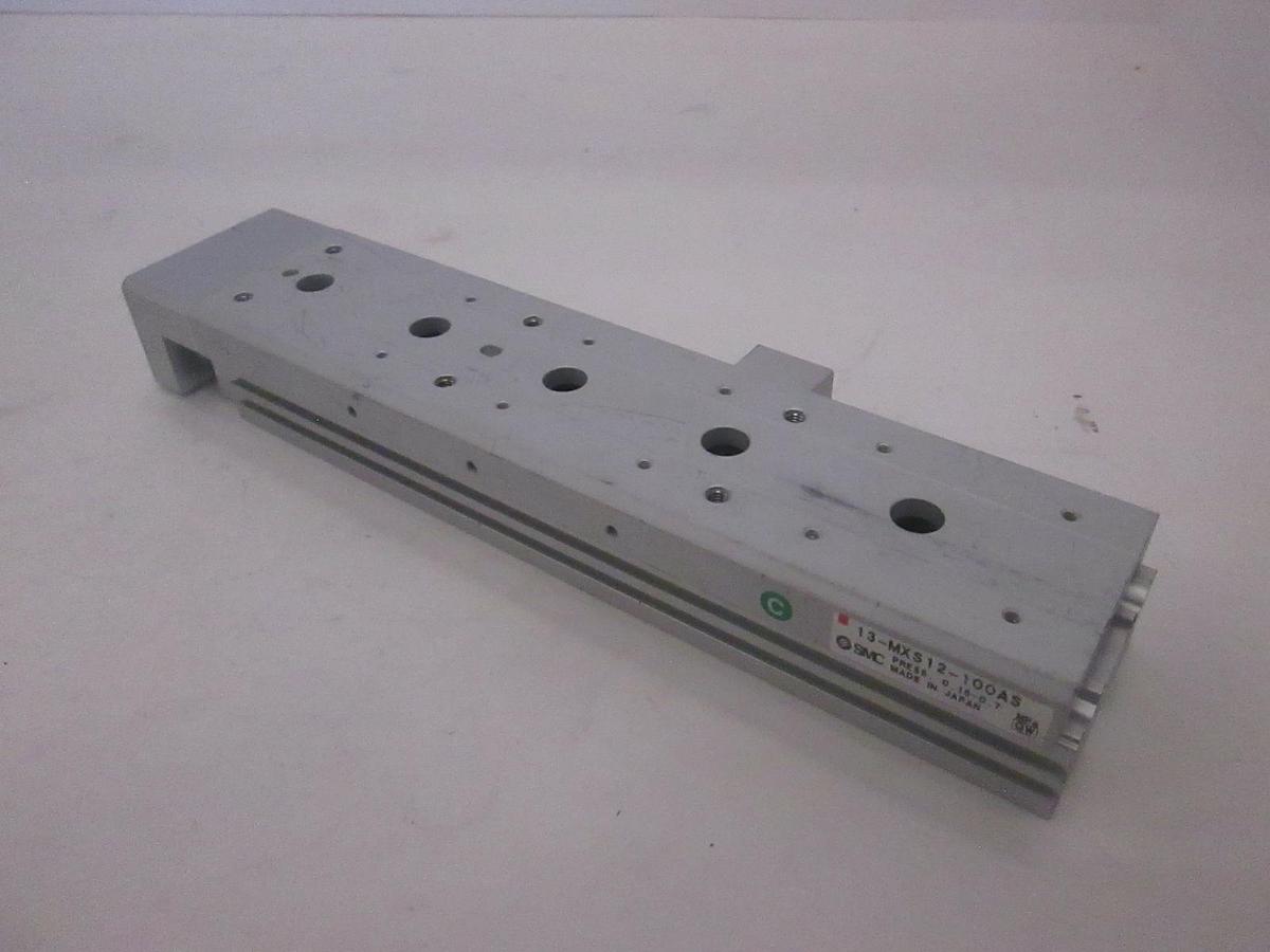 Used SMC, Pneumatic Table Cylinder, 13-MXS12-100AS, Used