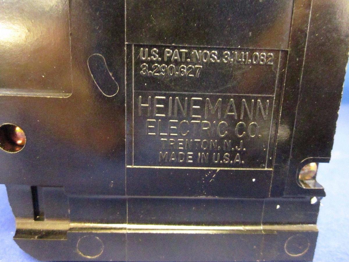 Used Heinemann GH3-G3-U Circuit Breaker, 35A, 480V,  Used