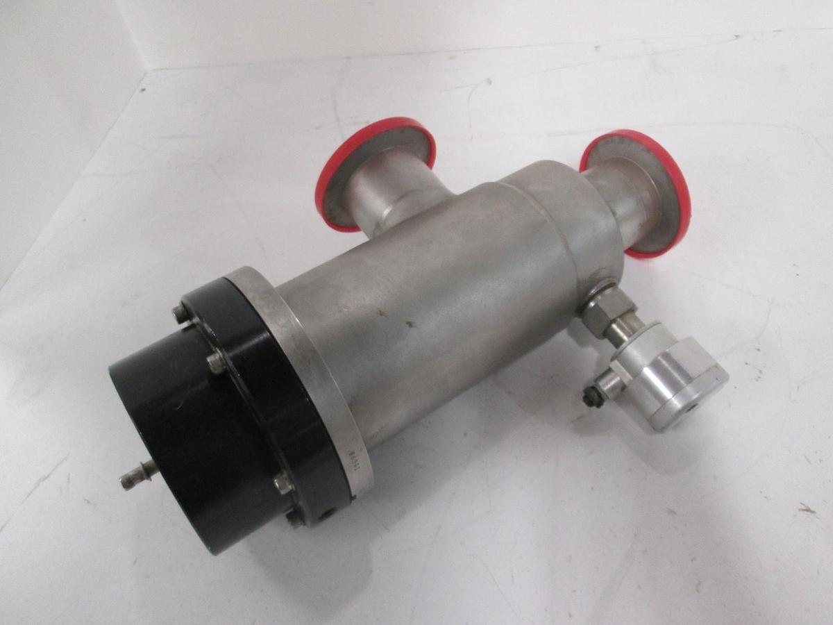 Used MKS HPS, NW 50 Right Angle Gate Valve, 2 Stage, Cleaned, Used