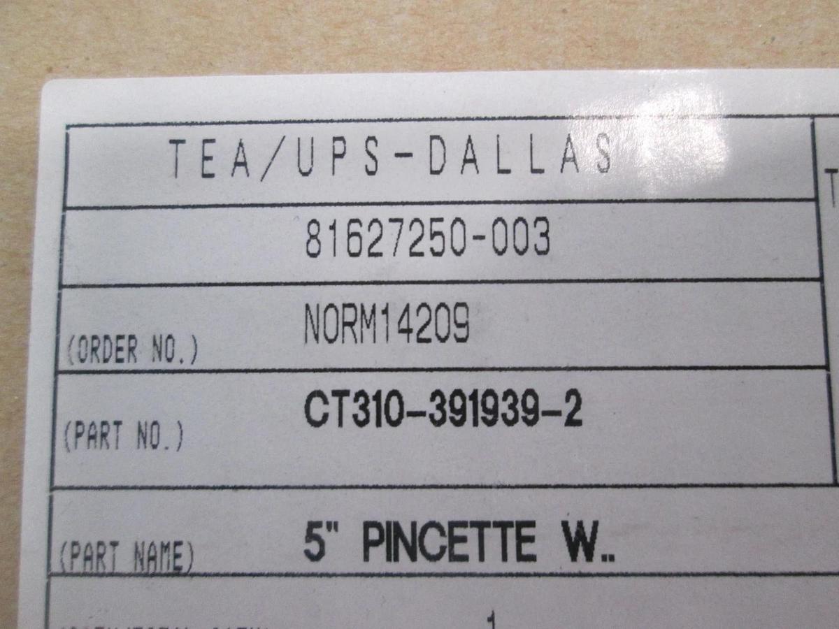 TEL Tokyo, 5" Pincette W., CT310-391939-2, New